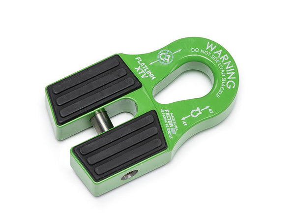 FlatLink XTV Winch Shackle Mount Green Factor 55 - Factor 55 - 00070-08