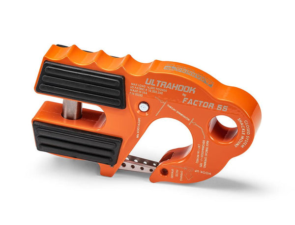 UltraHook Closed System Winch Shackle Mount Orange Factor 55 - Factor 55 - 00250-07