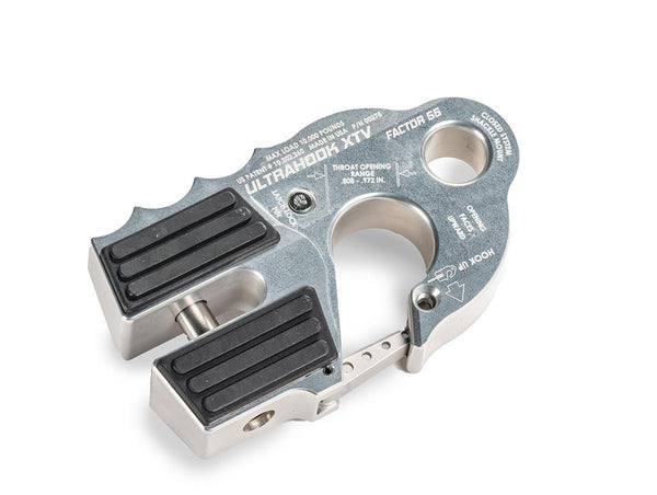 UltraHook XTV Closed System Winch Shackle Mount Silver Factor 55 - Factor 55 - 00275-05
