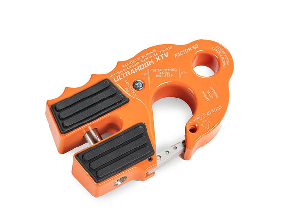UltraHook XTV Closed System Winch Shackle Mount Orange Factor 55 - Factor 55 - 00275-07
