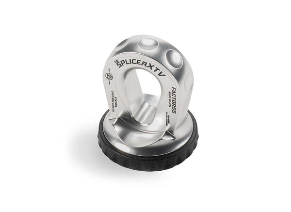 Splicer XTV Splice On Synthetic Rope Thimble Shackle Silver Factor 55 - Factor 55 - 00355-05
