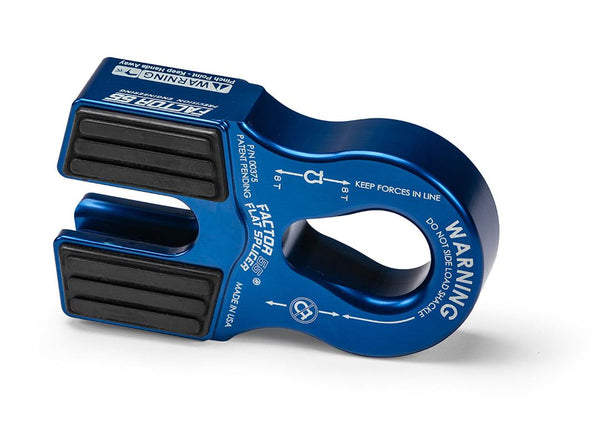 Flat Splicer Splice On Winch Synthetic Shackle Mount Blue Factor 55 - Factor 55 - 00375-02