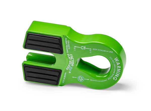 Flat Splicer Splice On Winch Synthetic Shackle Mount Green Factor 55 - Factor 55 - 00375-08