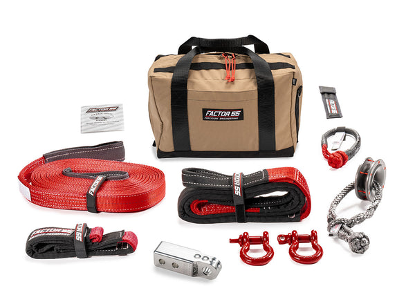 Vehicle Recovery Kit Sawtooth Silver -Medium Factor 55 - Factor 55 - 00475-05-MEDIUM