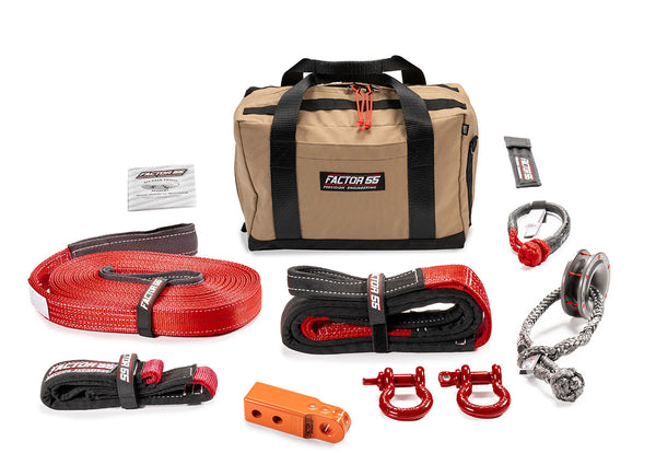 Vehicle Recovery Kit Sawtooth Orange -Medium Factor 55 - Factor 55 - 00475-07-MEDIUM
