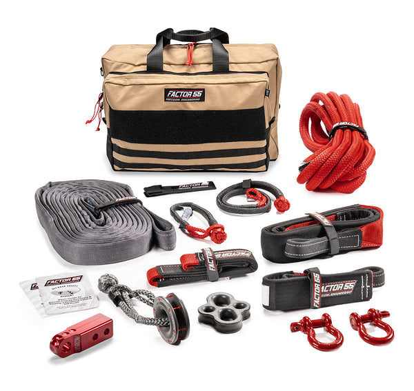 Vehicle Recovery Kit Borah Red Factor 55 - Factor 55 - 00480-01
