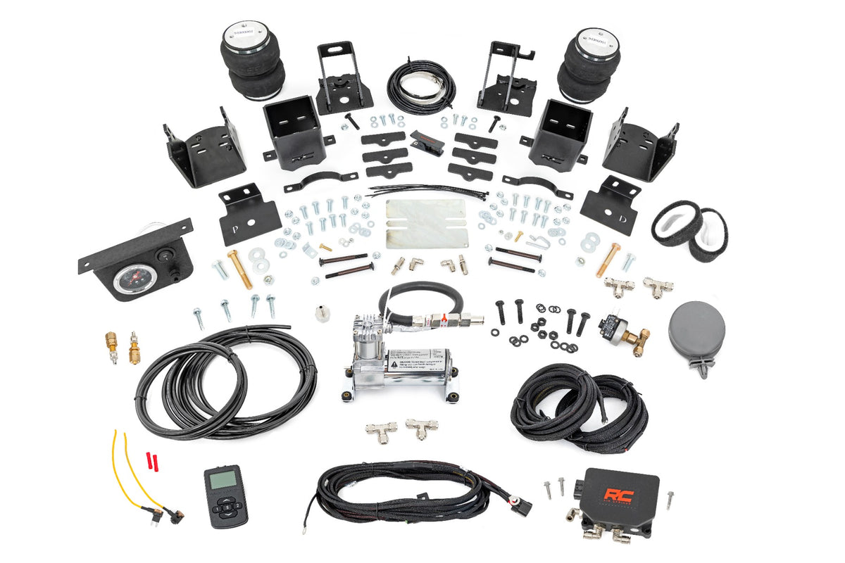 Air Spring Kit W Compressor - Wireless Controller - 3-6 In. Lifts - Ford F-250 F-350 Super Duty (05-16)