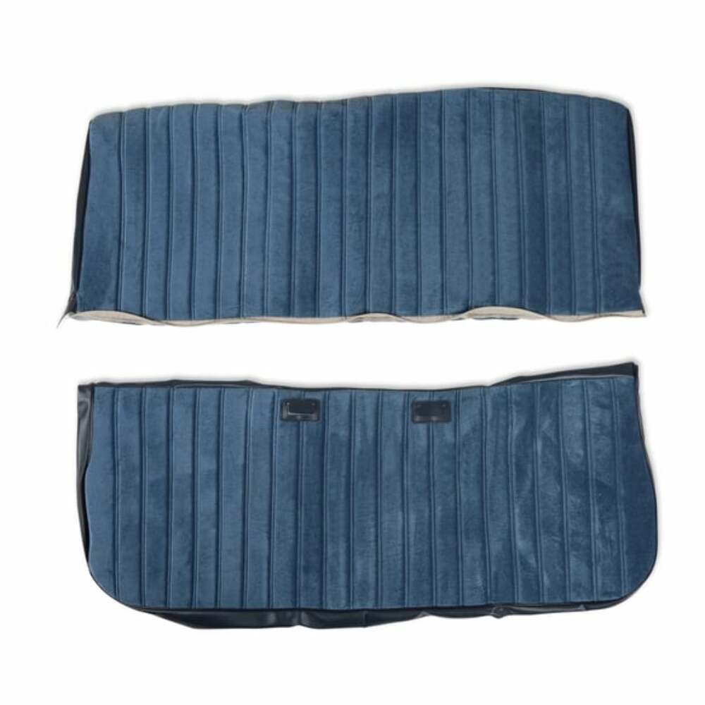 Fits 81-87 C/K Series Pickup Seat Upholstery-Full Pleat Cloth/Vinyl-Navy 05-297