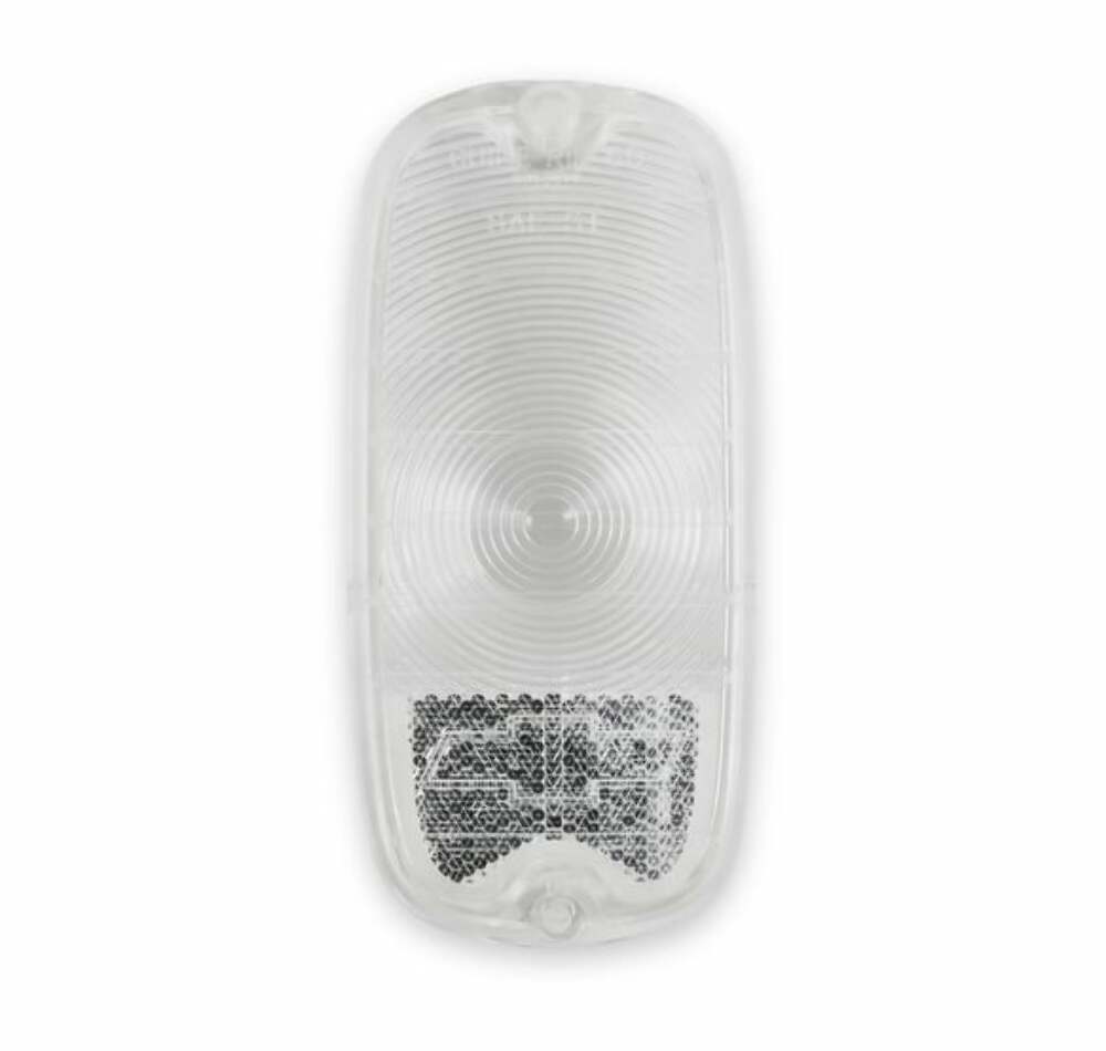 Fits 1960-1966 C/K Series Fleetside Pickup; C/K Tail Lamp Lens - Clear 07-136