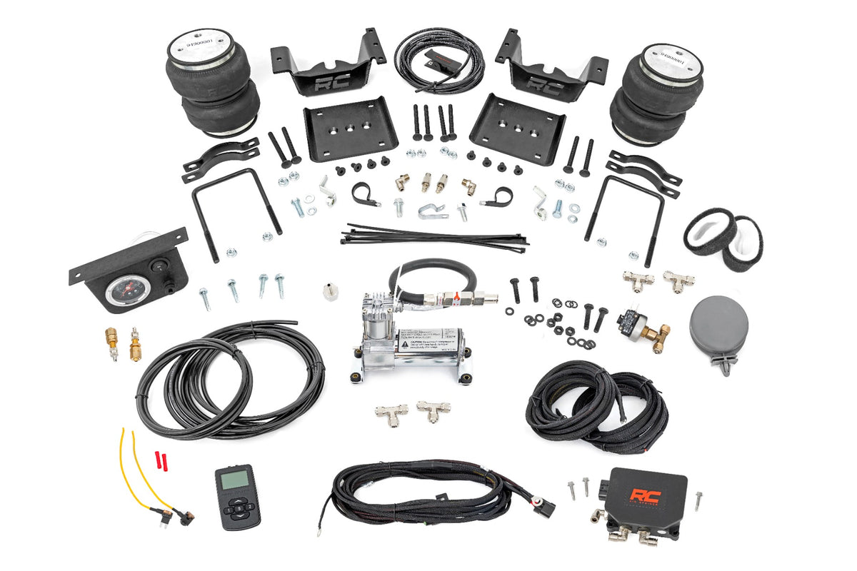 Air Spring Kit W Compressor - Wireless Controller - Chevy GMC 1500 2WD 4WD (07-18)