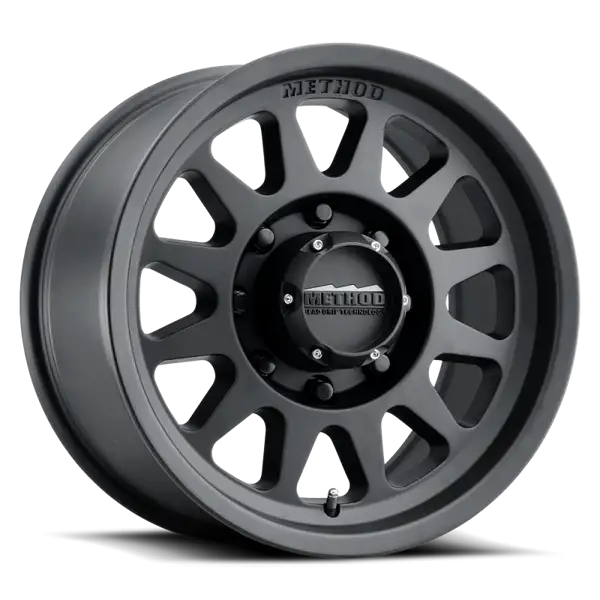 Method MR704 HD 17x9 18mm Offset 8x180 130.81mm CB Matte Black Wheel