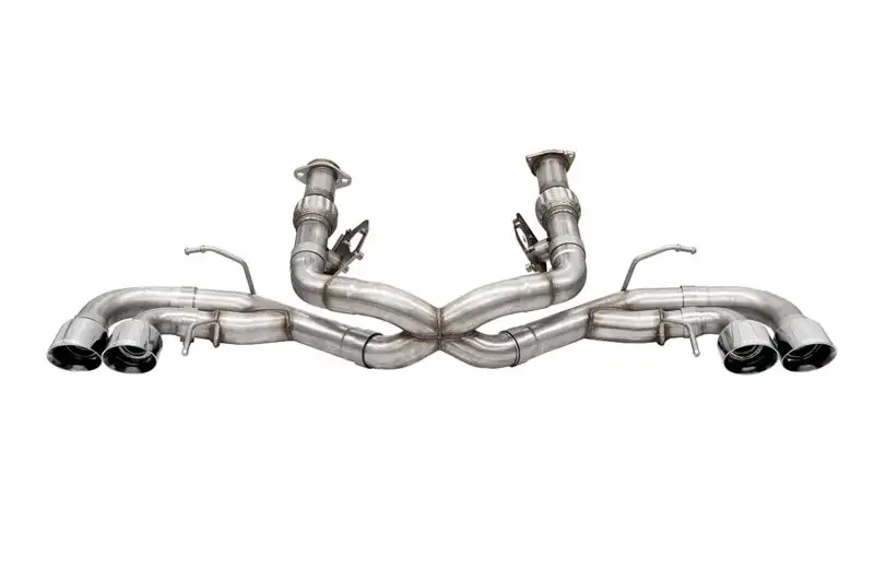 Corsa 2020-25 Corvette C8 3in Xtreme Cat-Back Exhaust 4.5in Pol Quad Tips - Deletes stock AFM Valve