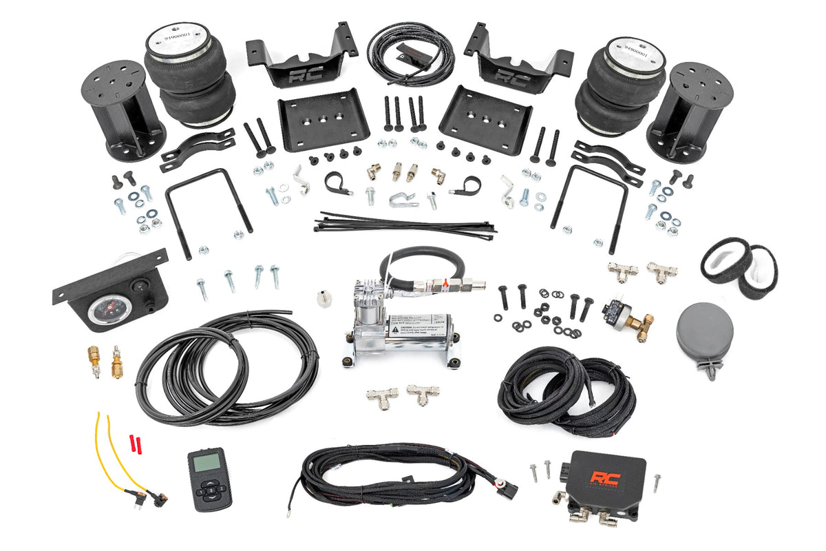 Air Spring Kit W Compressor - Wireless Controller - 6-7.5 Inch Lift Kit - Chevy GMC 1500 (07-18)