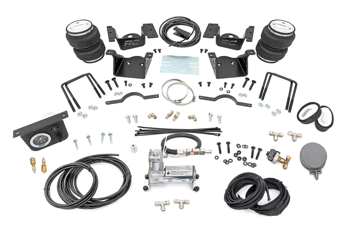 Air Spring Kit W Compressor - 0-7.5 In. Lift - Chevy GMC 2500HD 3500HD