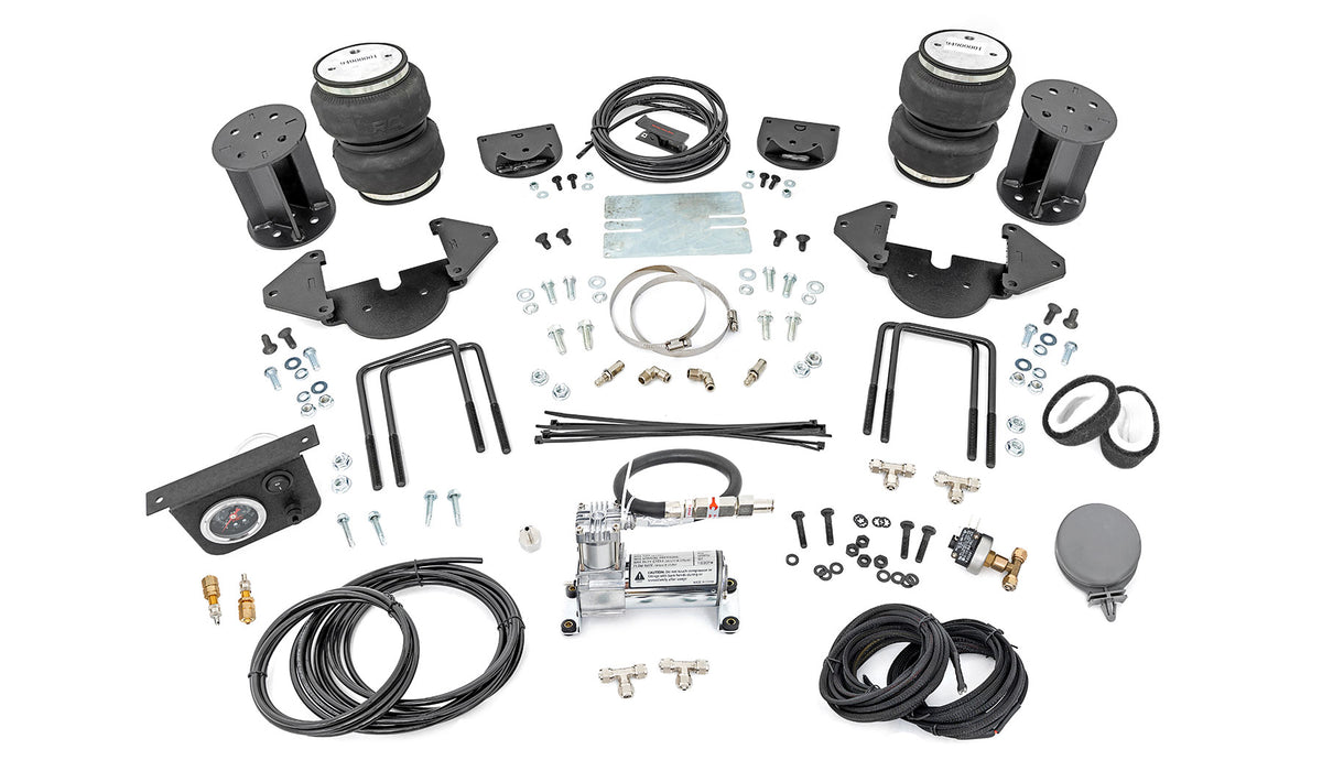 Air Spring Kit W Compressor - 4-6 Inch Lift Kit - Chevy GMC 1500