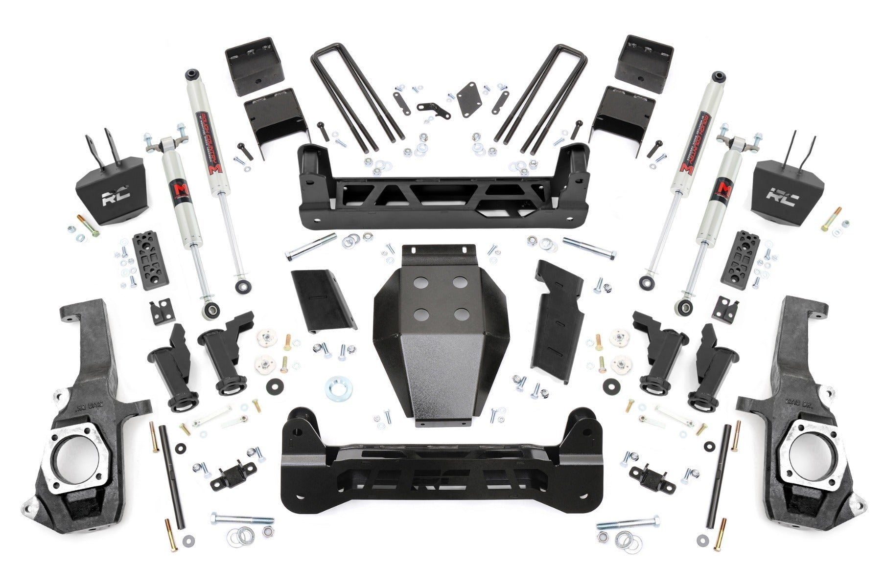 Rough Country 7.5 Inch Lift Kit - Torsion Drop - M1 - Chevy/GMC 2500HD/3500HD (11-19) - 10440