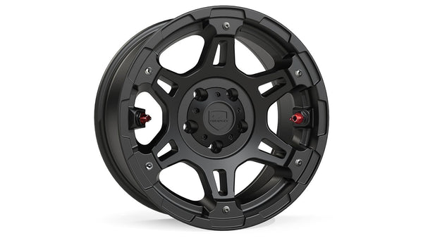 Nomad Split Spoke Off-Road Wheel 5x5 Inch -12mm Metallic Black TeraFlex - 1058059 - TeraFlex