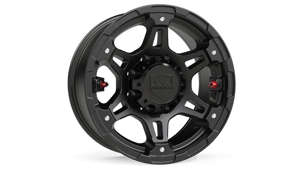 Nomad Split Spoke Off-Road Wheel 8x6.5 Inch -12mm Metallic Black TeraFlex - 1058089 - TeraFlex