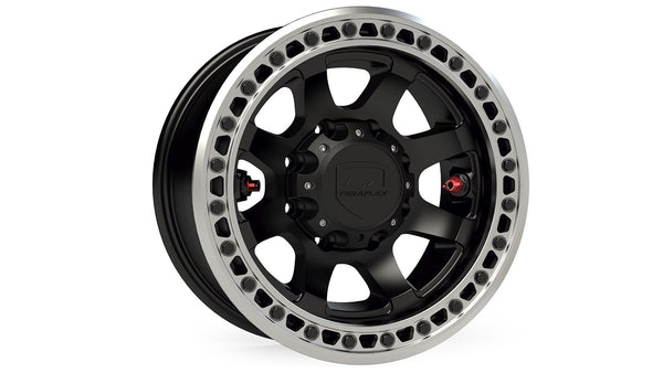 Olympus Beadlock Off-Road Wheel 8x6.5 Inch -25mm Metallic Black TeraFlex - 1059086 - TeraFlex