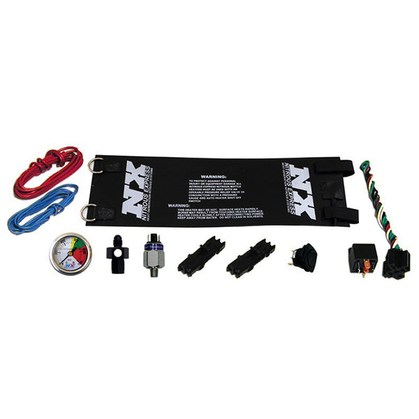 Nitrous Express Heavy Duty Fully Automatic Bottle Heater (6AN) w/Gauge (15937)