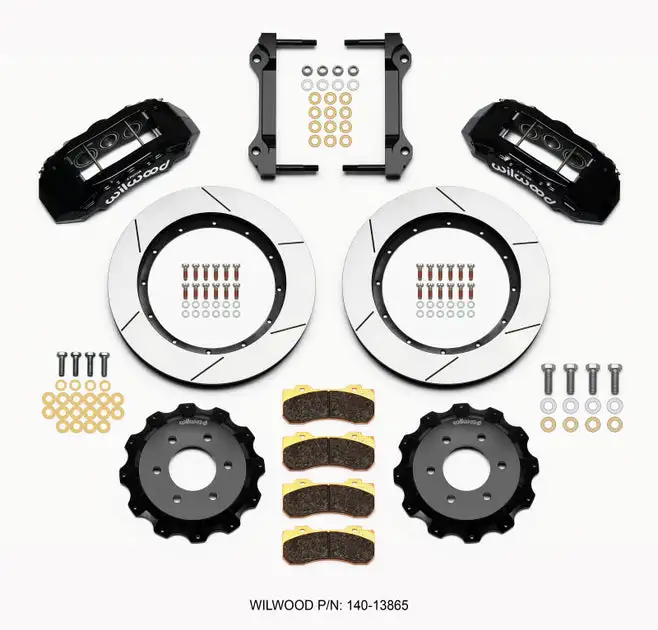 Wilwood TX6R Front Kit 15.50in Black 2010-Up Ford F150 (6 lug)