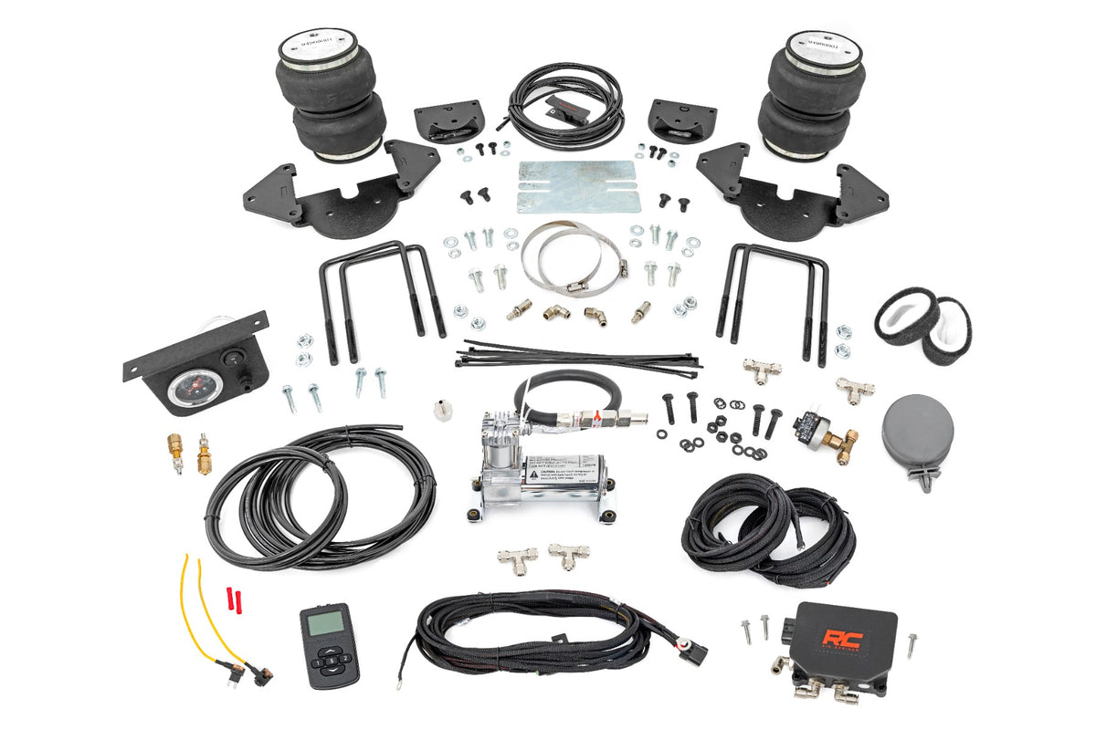Air Spring Kit W Compressor - Wireless Controller - Chevy GMC 1500 2WD 4WD (19-23)