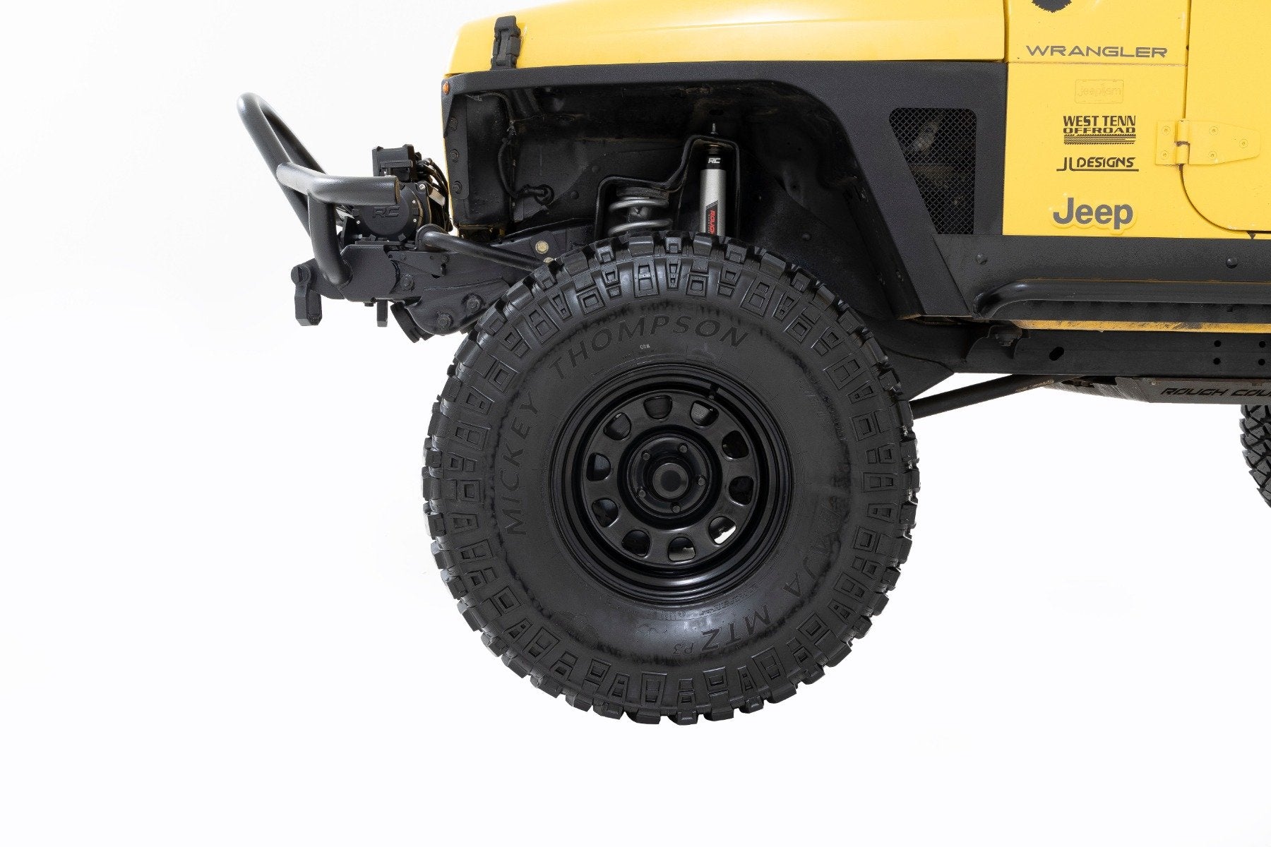 Rough Country Steel Wheel - Black - 17x9 - 6x135 - 3.50 Bore - +0 - RC51-7500