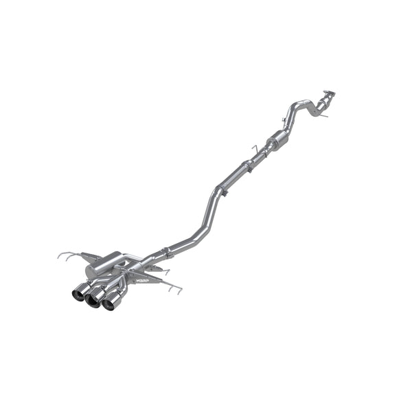 MBRP Exhaust 3" Cat Back, Triple Rear Exit, T304 (S4901304)