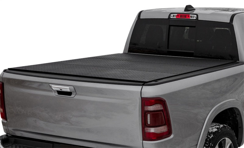 Access LOMAX Pro Series Tri-Fold Cover 2020+ Jeep Gladiator 5ft Box (w/Trail Rail) - Blk Diamond Mist