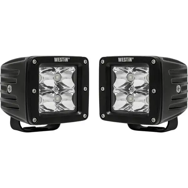 Westin Compact LED -4 5W Cree 3 inch x 3 inch (Set of 2) - Black
