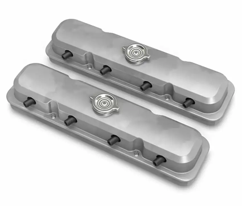 2-Pc LS Pontiac Style Valve Covers - Natural Finish - 241-190