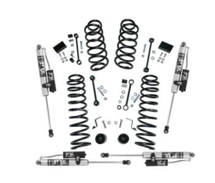 2018+ Jeep Wrangler JL 2 Door 2.5in Dual Rate Coil Lift Kit - Incl Rubicon w/ Fox Shocks
