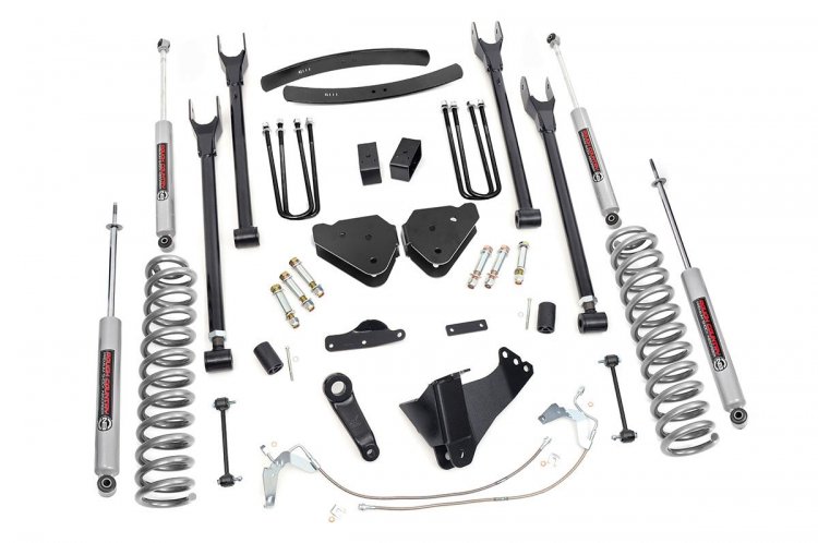 2008-2010 Ford F-250 Super Duty 6 Inch Lift Kit - Gas - 4 Link - Ford F-250/F-350 Super Duty 4WD (2008-2010) - 588.2