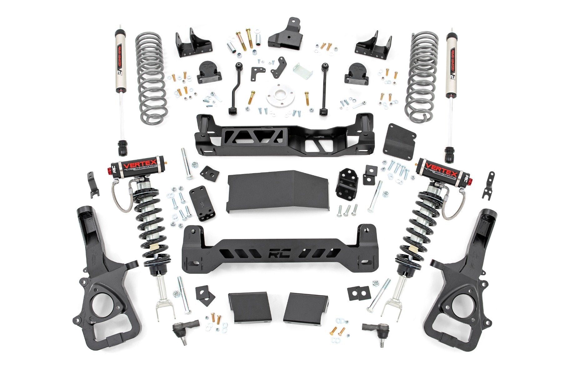 Rough Country 6 Inch Lift Kit - Vertex/V2 - Rear Coils - Ram 1500 4WD (2025) - 88357