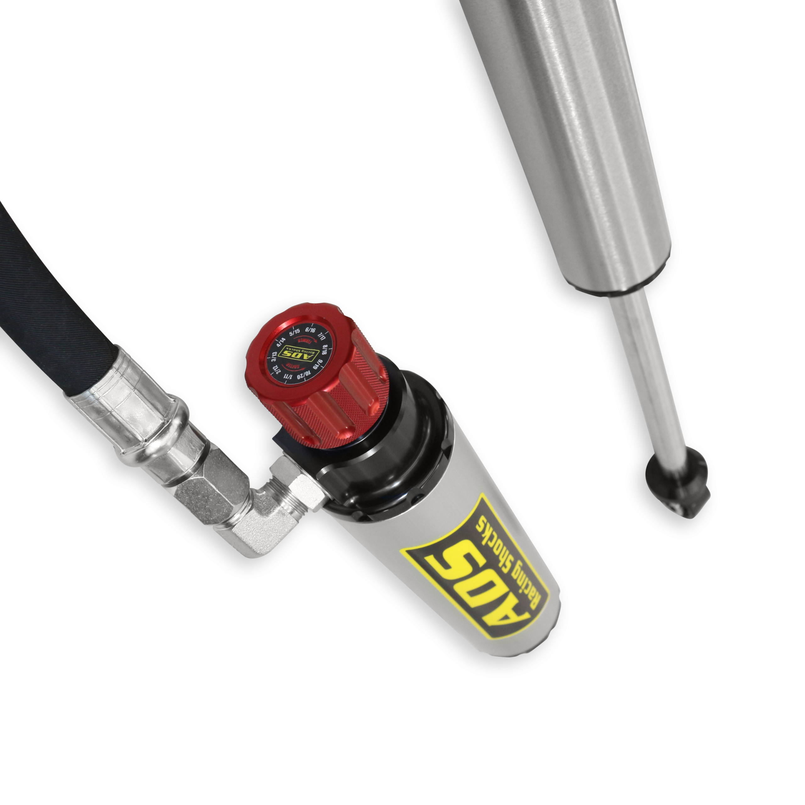 2014-2024 Ram 2500; 2013-2024 2.5" Adjustable Reservoir Race Shocks - Front ADS