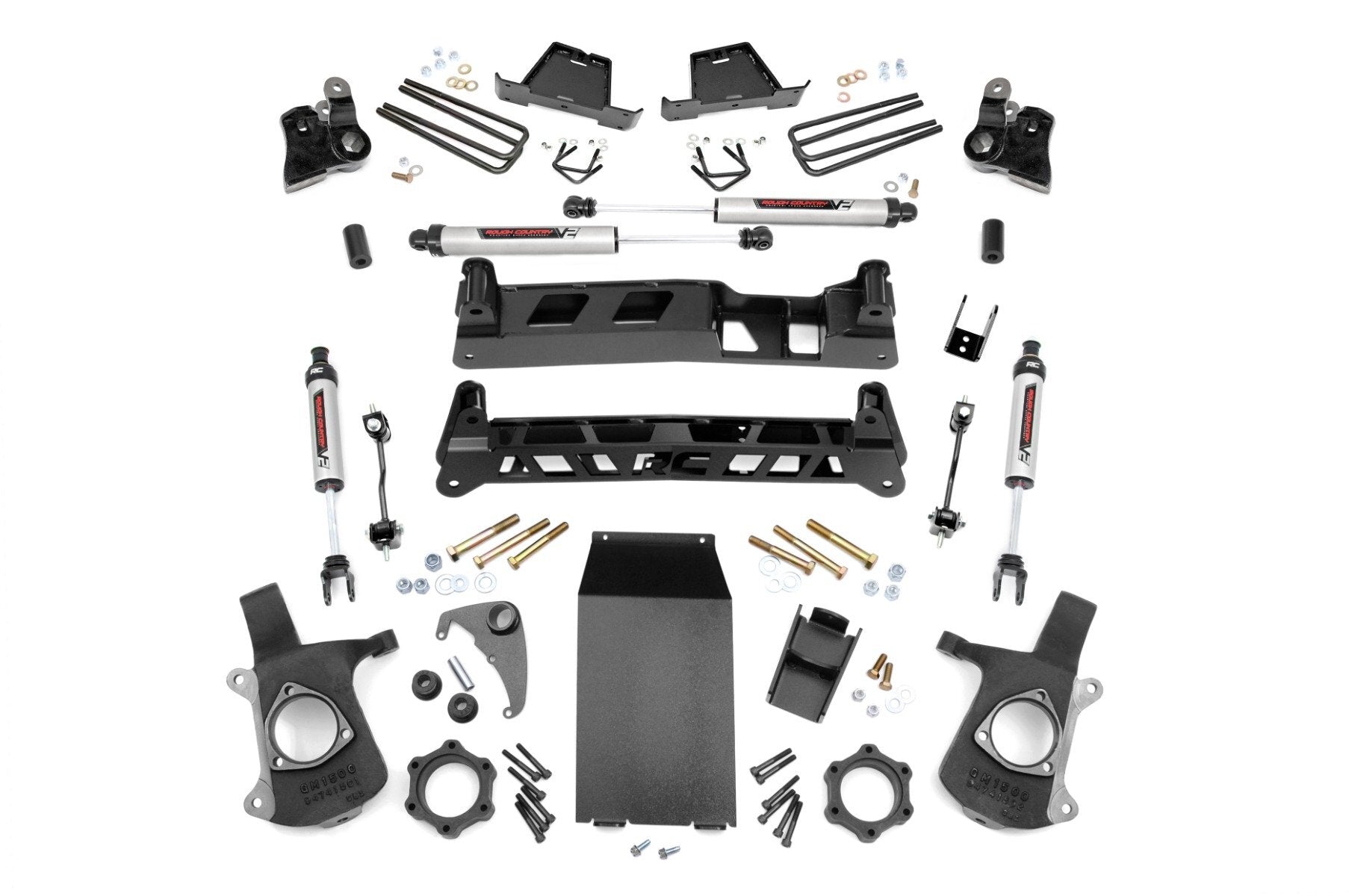 Rough Country 4 Inch Lift Kit - V2 - Chevy Silverado & GMC Sierra 1500 4WD (1999-2006 & Classic) - 25870