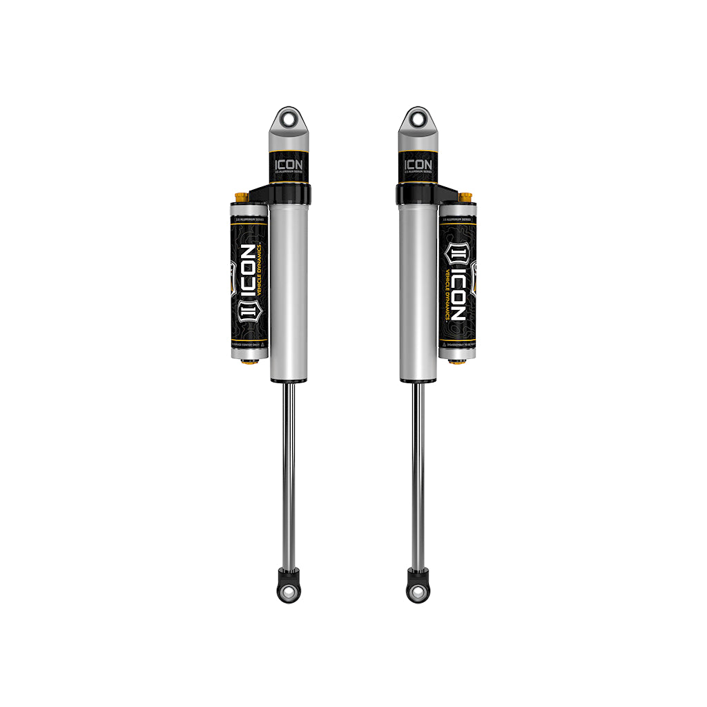 ICON 217701CP Ram 2500/3500 HD 2-3" Lift Rear 2.5 VS Piggy/CDCV Shocks Pair