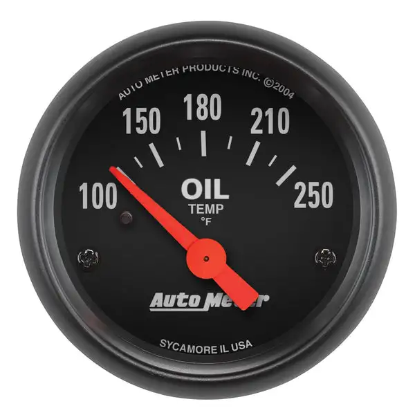 AutoMeter Z-Series 52mm 100-250 Degrees F. SSE Oil Temp Gauge (2638)
