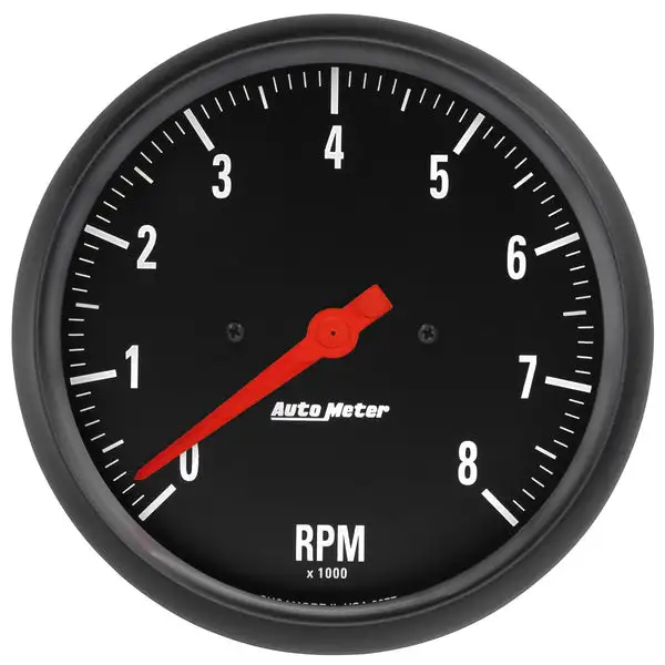 AutoMeter Z Series 5in. In-Dash 0-8K RPM Tachometer Gauge (2677)