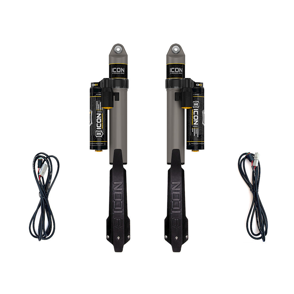 ICON 27727EP Jeep JT Gladiator 1.5" Lift Rear 2.5 VS Piggy/CDEV Shocks Pair
