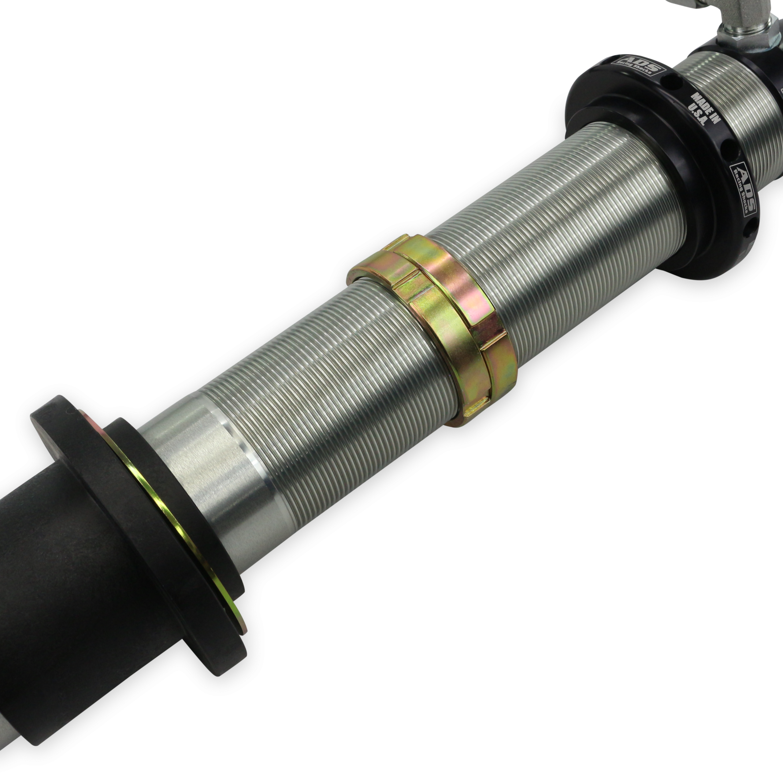3.0 in. 14 in. Race 3.0" Reservoir Coilover - 90 Degree - Extended Rod End ADS