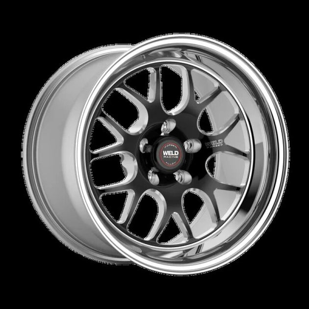 Weld 18x5.0 RT-S HD 6X5.5 1.6 BS Black 3.540 ID low Pad