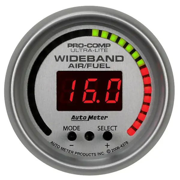 AutoMeter Ultra-Lite 52mm Wideband Air/Fuel Gauge (4378)