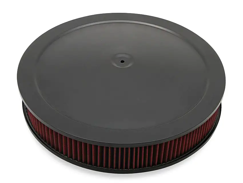 4500 drop base air cleaner black w/3 red washable gauze filter - 120-4630