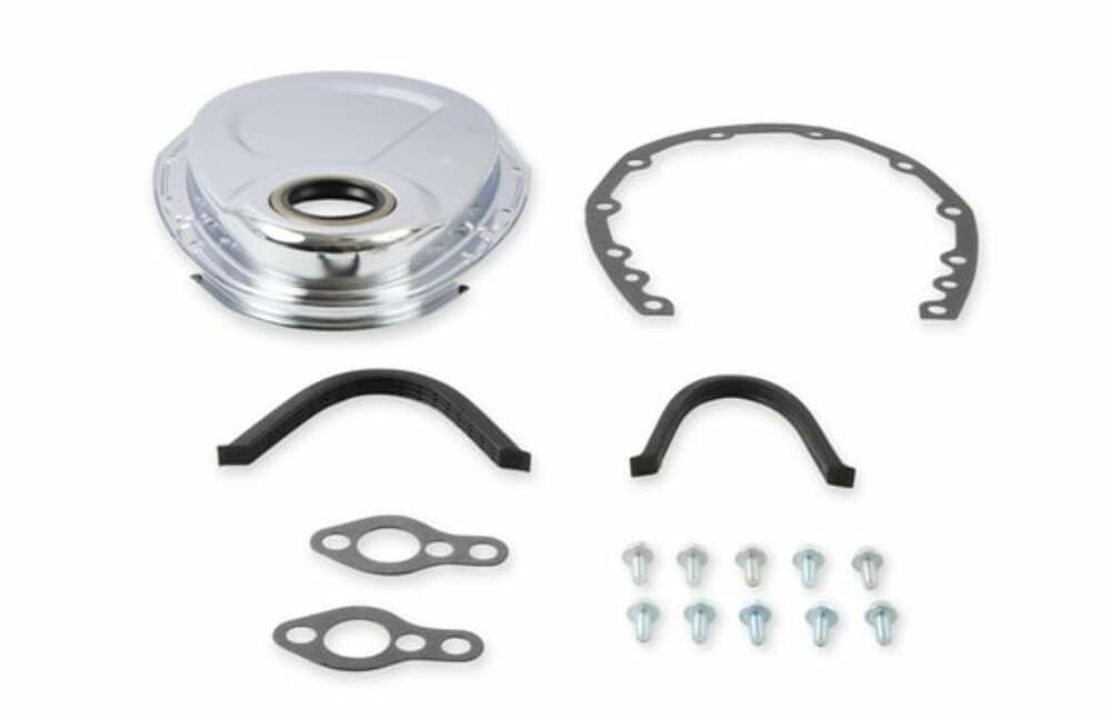 Mr. Gasket Timing Cover - Chrome - 4590