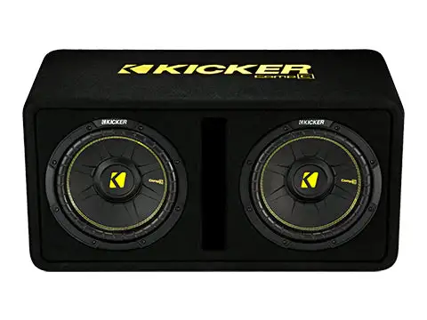 Kicker Dual 10" CompC Enclosure 44DCWC102