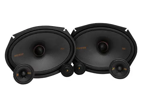Kicker KSS369 6x9” Woofer, 2.75 Midrange and 1 Tweeter, 3-way Comp System, 4-Ohm