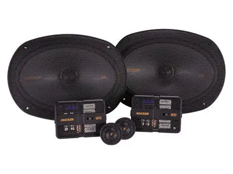 Kicker KSS690 6x9-Inch Component System w/ 1-Inch Tweeters, 4-Ohm