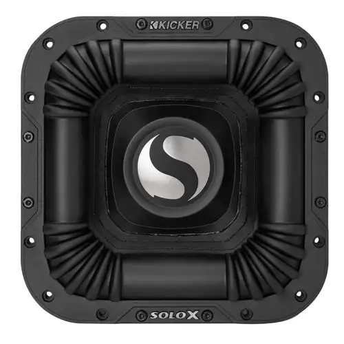 Kicker SoloX L7X 10-Inch, 3" Coil, Ferrite Competition Subwoofer, 1-Ohm DVC, 2000W