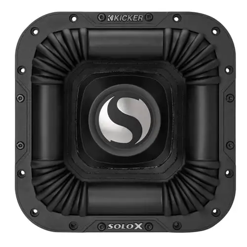 Kicker SoloX L7X 10-Inch, 3" Coil, Ferrite Competition Subwoofer, 2-Ohm DVC, 2000W